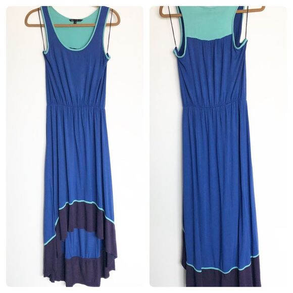 Felicity & Coco high-low color block maxi dress - Picture 1 of 5